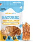 10" Beef Collagen Rolls for Large & Extra Large Dogs