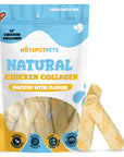 10" Chicken Collagen Rolls for Large & Extra Large Dogs