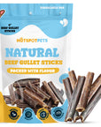 6" Beef Esophagus Gullet Sticks for Small & Medium Dogs
