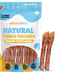 6" Whole Beef Trachea Chews for Small & Medium Dogs