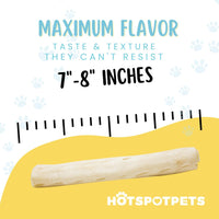 8" Rawhide Rolls for Medium & Large Dogs