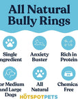4" Bully Stick Rings for Small, Medium & Large Dogs