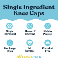 Meaty Beef Knee Cap Bones for Dogs