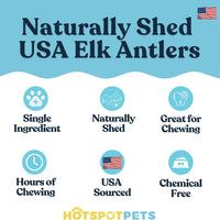 Split Elk Antlers for Small Dogs