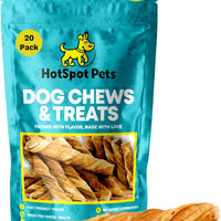 6" Inch Beef Tripe Twists for Small & Medium Dogs