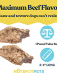 All-Natural Roasted Beef Lung Treats for Dogs