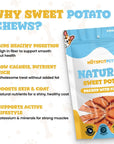 All Natural Sweet Potato Treats for Dogs - 16oz Bag