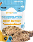 All-Natural Roasted Beef Lung Treats for Dogs