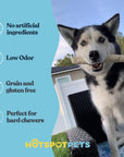 8" Rawhide Rolls for Medium & Large Dogs