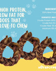 4" Braided Bully Stick Rings for Small, Medium & Large Dogs - Aggressive Chewers