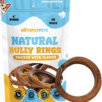 4" Bully Stick Rings for Small, Medium & Large Dogs