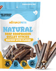 6" Beef Esophagus Gullet Sticks for Small & Medium Dogs