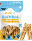 6" Inch Beef Tripe Twists for Small & Medium Dogs