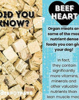 Freeze Dried Beef Hearts for Dogs & Cats | Freeze Dried Treats at HotSpot Pets