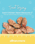 Freeze Dried Chicken Hearts for Dogs & Cats | Freeze Dried Treats at HotSpot Pets