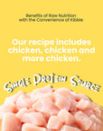 Freeze-Dried Raw Dog Food Chicken Recipe Meal or Toppers | Freeze Dried Treats at HotSpot Pets