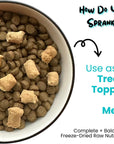 Freeze Dried Raw Meal Toppers For Dogs, Beef Recipe | Freeze Dried Treats at HotSpot Pets