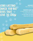 Mosnter Himalayan Yak Chews for Large & X-Large Dogs | Yak Chews at HotSpot Pets