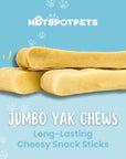 Mosnter Himalayan Yak Chews for Large & X-Large Dogs | Yak Chews at HotSpot Pets