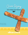 10" Beef Collagen Rolls for Large & Extra Large Dogs | Collagen Chews at HotSpot Pets