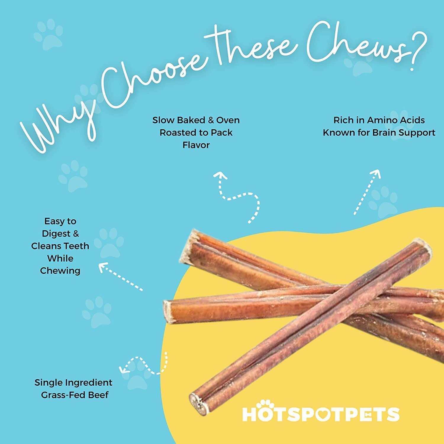 12" Jumbo Bully Sticks for Large & Extra Large Dogs | Bully Sticks at HotSpot Pets