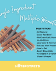 12" Standard Bully Sticks for Large & Extra Large Dogs | Bully Sticks at HotSpot Pets