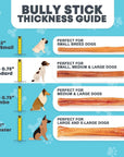 12" Standard Bully Sticks for Large & Extra Large Dogs | Bully Sticks at HotSpot Pets