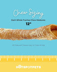 12" Whole Beef Trachea Tube Chews for Large & X-Large Dogs | Trachea Chews at HotSpot Pets