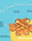 5" Beef Collagen Rolls for Small & Medium Dogs | Collagen Chews at HotSpot Pets