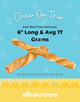 6" Inch Beef Tripe Twists for Small & Medium Dogs | Beef Tripe Twists at HotSpot Pets