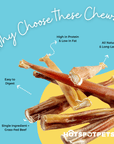 6" Thin Bully Sticks for Small & Medium Dogs | Bully Sticks at HotSpot Pets