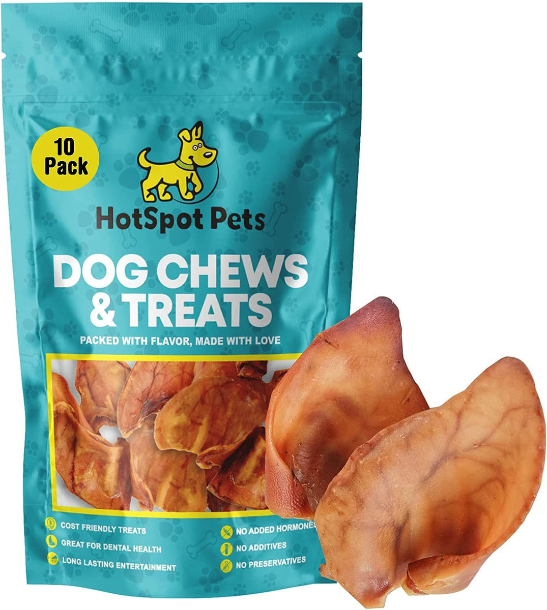 All Natural Pig Ear Treats for Dogs