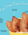 All-Natural Pig Ear Treats for Dogs | Ears at HotSpot Pets