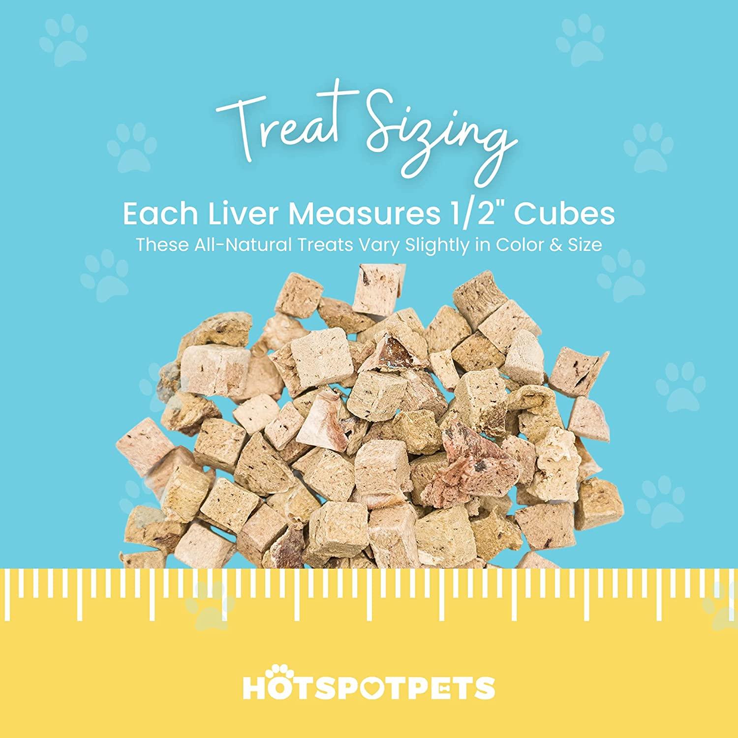 Freeze Dried Beef Liver Treats for Dogs | Freeze Dried Treats at HotSpot Pets