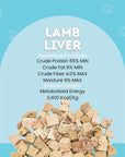 Freeze Dried Lamb Liver Treats for Dogs | Freeze Dried Treats at HotSpot Pets