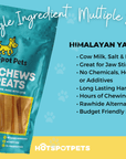 Himalayan Yak Chews for Medium Dogs | Yak Chews at HotSpot Pets