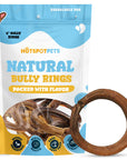 4" Bully Stick Rings for Small, Medium & Large Dogs