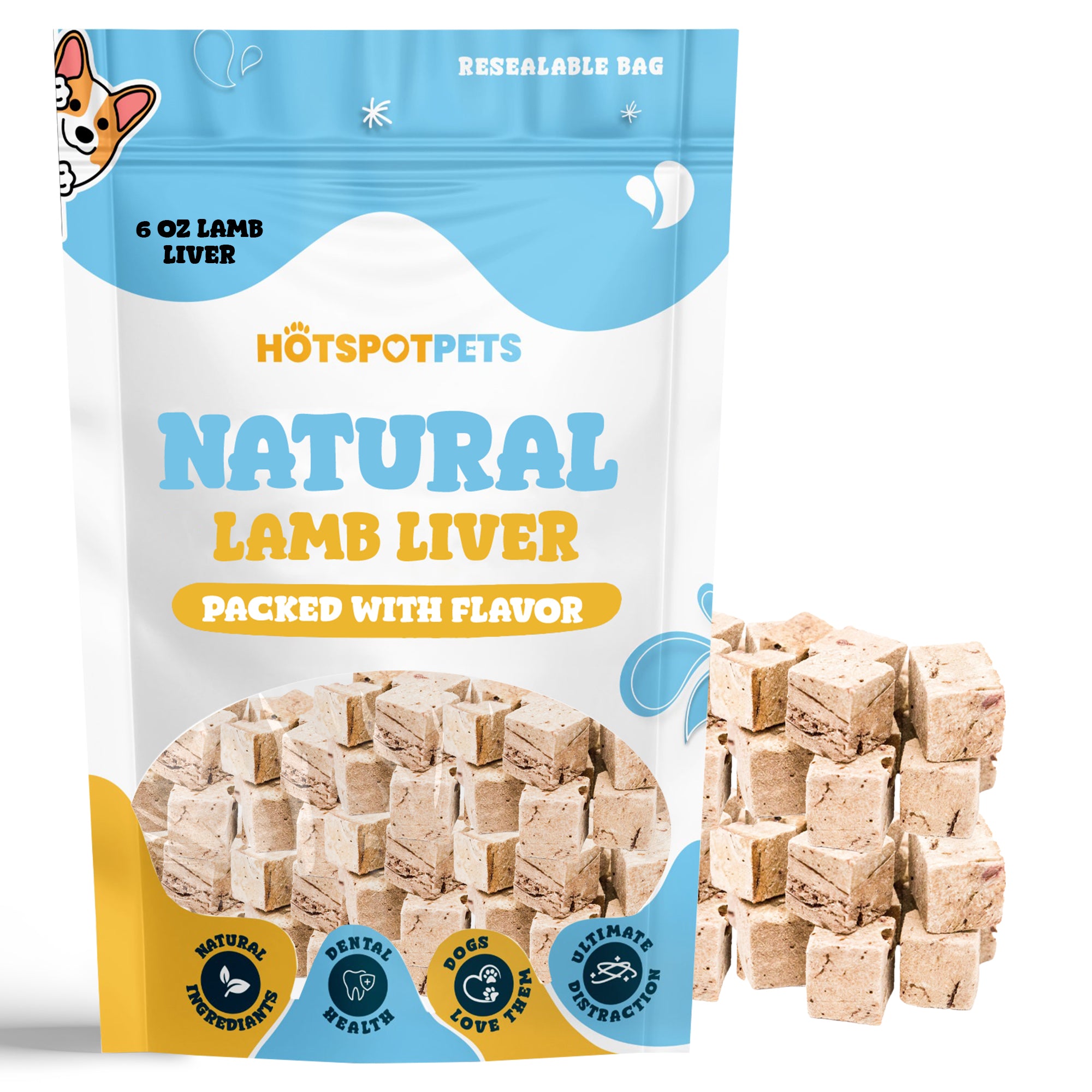 Freeze Dried Lamb Liver Treats for Dogs