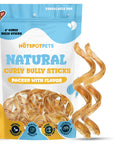 6" Curly Bully Sticks for Small & Medium Dogs