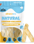 5" Chicken Collagen Rolls for Small & Medium Dogs