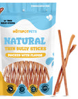 12" Thin Bully Sticks for Large & Extra Large Dogs