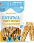 6" Inch Beef Tripe Twists for Small & Medium Dogs