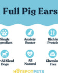 All-Natural Pig Ear Treats for Dogs