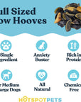 Whole Cow Hooves for Small, Medium & Large Dogs