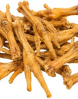 hotspot pets Dehydrated Chicken Feet Dog Treats (25 Count) Single Ingredient Dog Chews, All Natural Long Lasting Snack Sticks for Small & Large Dogs