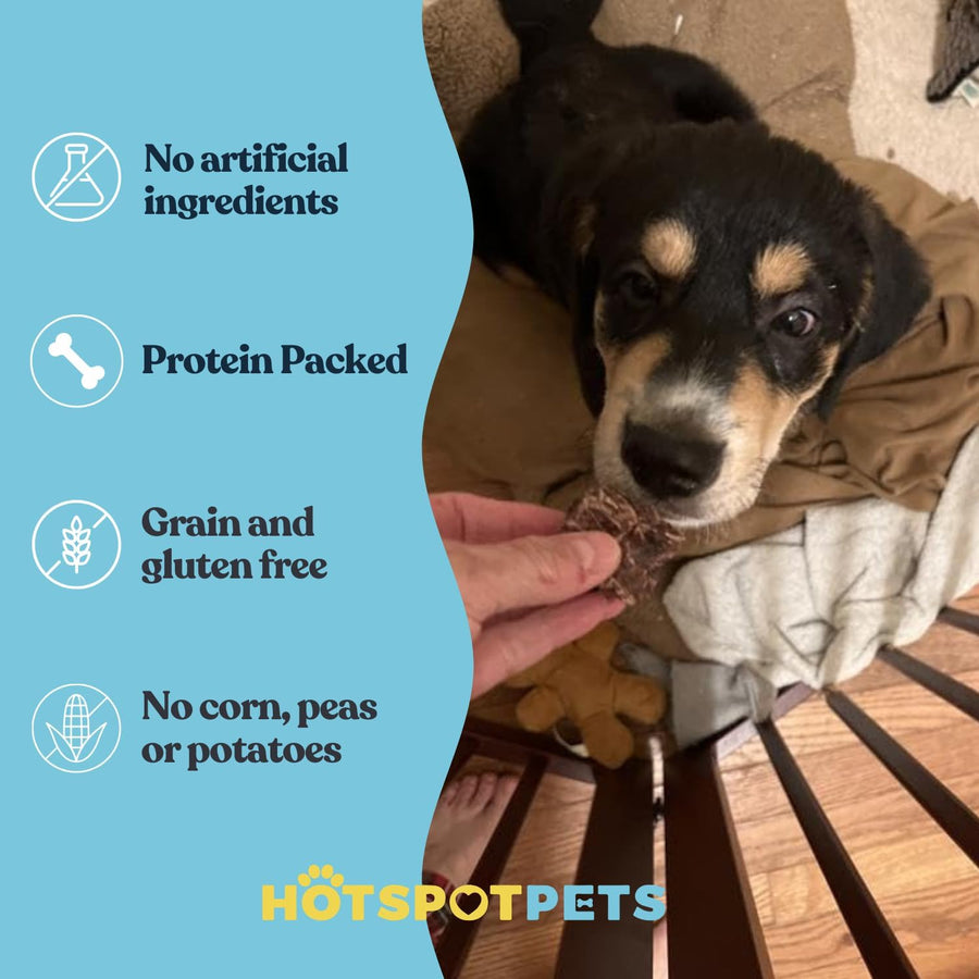 All-Natural Roasted Beef Lung Treats for Dogs