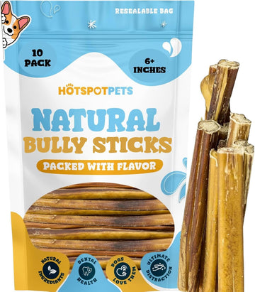 6" Standard Bully Sticks for Small & Medium Dogs
