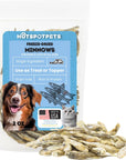 Freeze-Dried Minnows for Cats & Dogs – 100% Natural Single Ingredient Snack – High Protein, Grain-Free, Raw Diet Dog Treats – Omega-3 Fish – No Additives or Preservatives Minnows for Cats (2 Ounce)