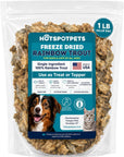 hotspot pets Freeze Dried Rainbow Trout Treats for Cats & Dogs - Made in USA (1 Pound Value Bag) Single Ingredient, High Protein, All Natural, Grain-Free - Perfect for Training, Topper or Snack