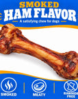 hotspot pets All Natural Pork Femur Bones for Dogs (6''- 8'') Made in USA